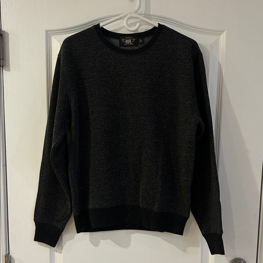 Ralph Lauren Double RL Men's Black Crewneck Sweater